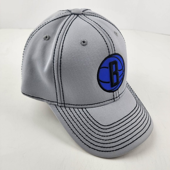 Brooklyn Nets Grey Hat Cap Mitchell & Ness NBA Basketball Mens - Picture 6 of 9